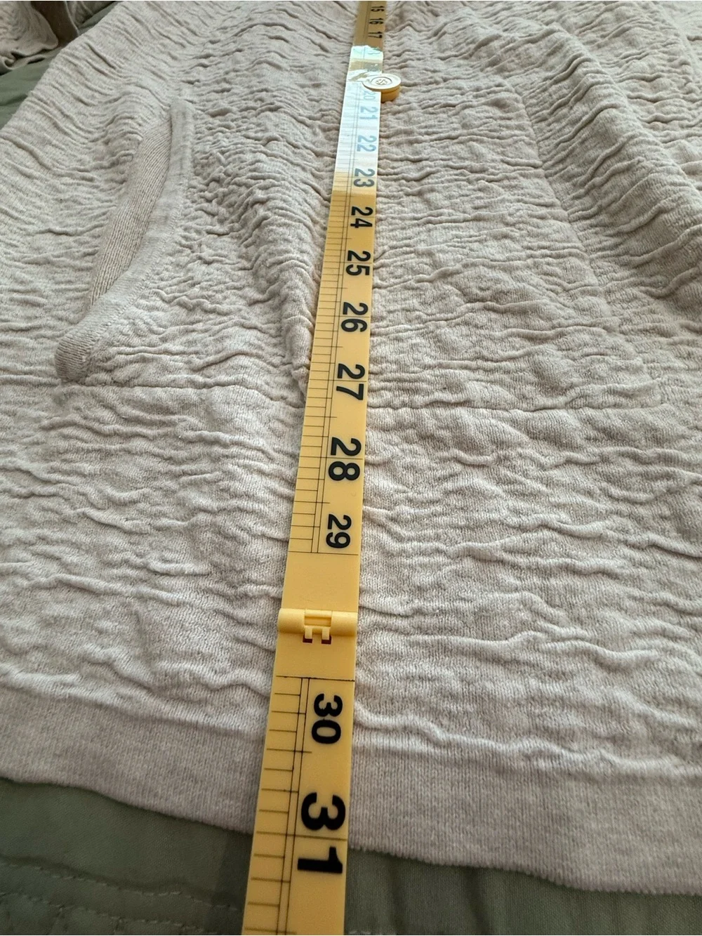 J. Jill Light Cream Open-Front Textured Cardigan